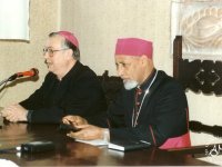 Vescovo di Faenza Monsignor Bertozzi con il Vescovo di Asmara Monsignor Zakarias